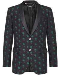 Billionaire - Jassen ,Zwart ,Katoen Blazer Fs Palms - Lyst