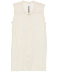 Rick Owens - Tops ,Wit ,Basic Sl T Butter Tanktop - Lyst
