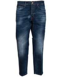 Don The Fuller - Jeans seoul carrot blu scuro - Lyst