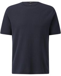 Vince - Tops ,Blauw ,Katoen Pima Katoen Sportief T-Shirt - Lyst