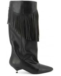 GISÉL MOIRÉ - Heeled Boots - Lyst