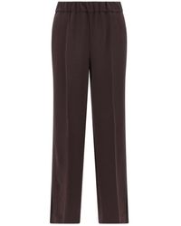 Alberto Biani - Straight Trousers - Lyst