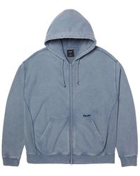 Huf - Hoodies & Sweatvesten ,Blauw ,Katoen Pacific Wash Fz Hoodie - Lyst