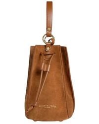 Roberto Festa - Tassen ,Bruin ,Leer Safira Bucket Bag - Lyst