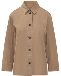 Max Mara - Overhemden ,Bruin ,Katoen S Smmarianne Shirt Met Lange Mouwen - Lyst