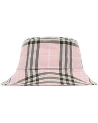 Burberry - Bestickter Canvas Bucket Hat - Lyst