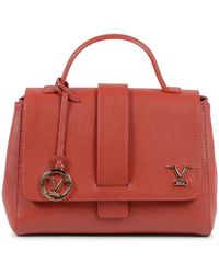 19V69 Italia by Versace - Rote lederhandtasche - Lyst