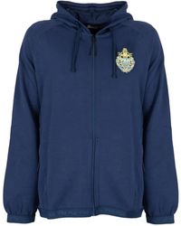 Fila - Hoodies & Sweatvesten ,Blauw ,Katoen Hoodie Met Rits - Lyst