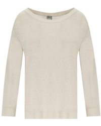 Max Mara - Truien & Vesten ,Linnen Linnen Dandy Crewneck Sweater - Lyst