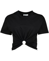Rabanne - Schwarzes T-Shirt Frühling-Sommer 2025 Frauen - Lyst