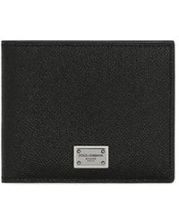 Dolce & Gabbana - Dolce&Gabbana Wallet With Logo Plaque - Lyst