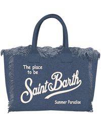 Mc2 Saint Barth - Colette schwamm handtasche mit fransen - Lyst