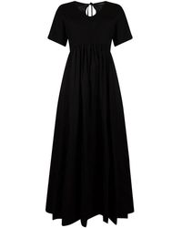 Weekend by Maxmara - Elegante Zwarte Lange Mouw Jurk - Lyst