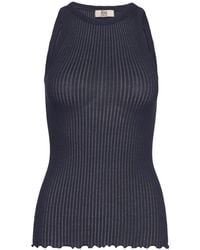 Rosemunde - Navy baku top & t-shirt - Lyst