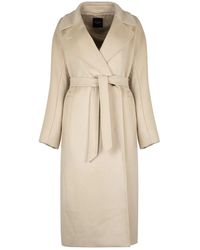 Weekend by Maxmara - Double-Breasted Wollen Jas Met Riem - Lyst