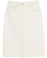 A.P.C. - Rokken ,Wit ,Short Skirts - Lyst