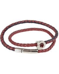 Ferragamo - Double-Wrap Gancini Armband - Lyst