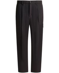 Herno - Broeken ,Zwart ,Polyester Light Matt Cargo Broek - Lyst