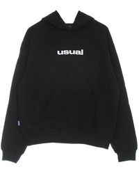 USUAL - Hoodies & Sweatvesten ,Zwart ,Katoen Gradient Hoodie Lichtgewicht Sweatshirt - Lyst