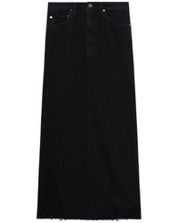 Agolde - Hilla Denim Maxi-Rok - Lyst