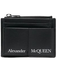 McQueen - Brieftaschen schwarz - Lyst