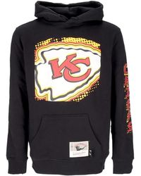 Mitchell & Ness - Hoodies & Sweatvesten ,Zwart ,Katoen Kansas City Chiefs Zwarte Hoodie - Lyst