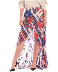 Liu Jo - Marineblaue e Midi-Rock - Lyst