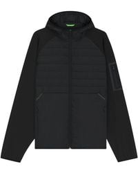 BOSS - Jassen ,Zwart ,Polyester J_Urbanex Hybrid Hd Jacket - Lyst