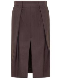 Victoria Beckham - Rok Met Split - Lyst