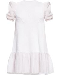 RED Valentino Jurk Met Korte Mouwen - Wit