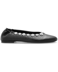 IRO - Schoenen ,Zwart ,Leer Leren Ballerina's Tutu Studs - Lyst