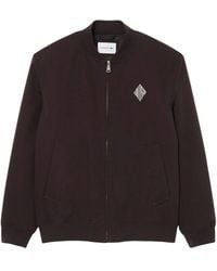 Lacoste - Jassen ,Bruin ,Katoen Retro Badge Waterafstotend Bomberjack - Lyst
