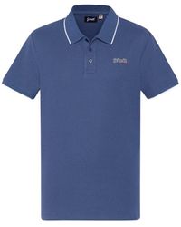 Schott Nyc - Blaues polo shirt paul - Lyst
