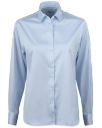 Stenströms - Overhemden ,Blauw ,Katoen Siri Shirt - Lyst