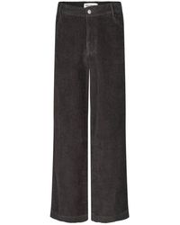 Lolly's Laundry - Broeken ,Bruin ,Katoen Donkere Mokka Katoenen Broek Model - Lyst