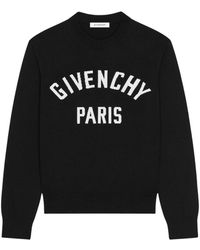 Givenchy - Hoodies & Sweatvesten ,Zwart ,Katoen Couture Seam Crewneck - Lyst