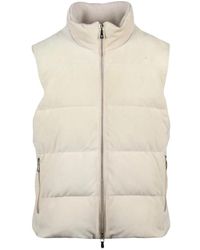 Eleventy - Jassen ,Leer Smanicato Vest - Lyst