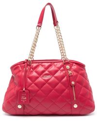 Liu Jo - Rote shopper tasche für frauen - Lyst