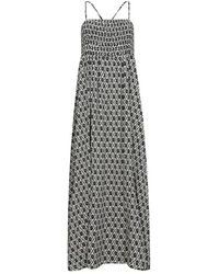 co'couture - Kleedjes ,Veelkleurig ,Off- Smock Strap Jurk - Lyst