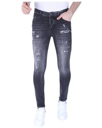 Local Fanatic - Jeans für männer mit rips slim fit -1099 - Lyst