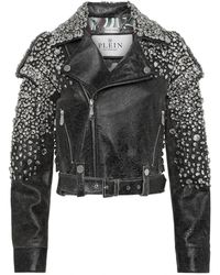 Philipp Plein - Leather Jackets - Lyst
