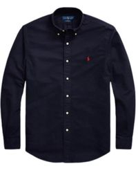 Ralph Lauren - Camisa clásica de algodón oxford - rl navy - Lyst