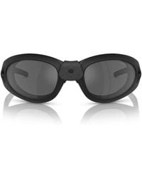 Giorgio Armani - Acetate Square Frame Sonnenbrille - Lyst