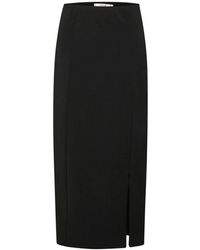 Gestuz - Falda larga con abertura alta - joellegz hw long skirt noos nederdele 10906723 - Lyst
