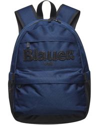 Blauer - Tassen ,Blauw ,Nylon Basis Nylon Rugzak Blauw - Lyst