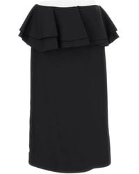Plan C - Rokken ,Zwart ,Midi Rok - Lyst
