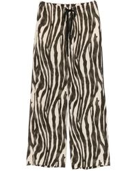 Alysi - Wide Trousers - Lyst