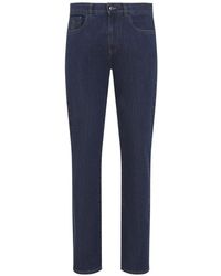 Canali - Jeans ,Blauw ,Denim 5 Pocket Denim - Lyst