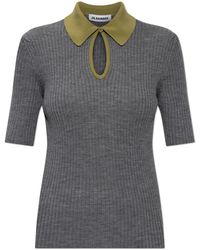 Jil Sander - V-Neck Knitwear - Lyst