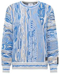 carlo colucci - Gebreide Trui Met Opvallend Patroon - Lyst